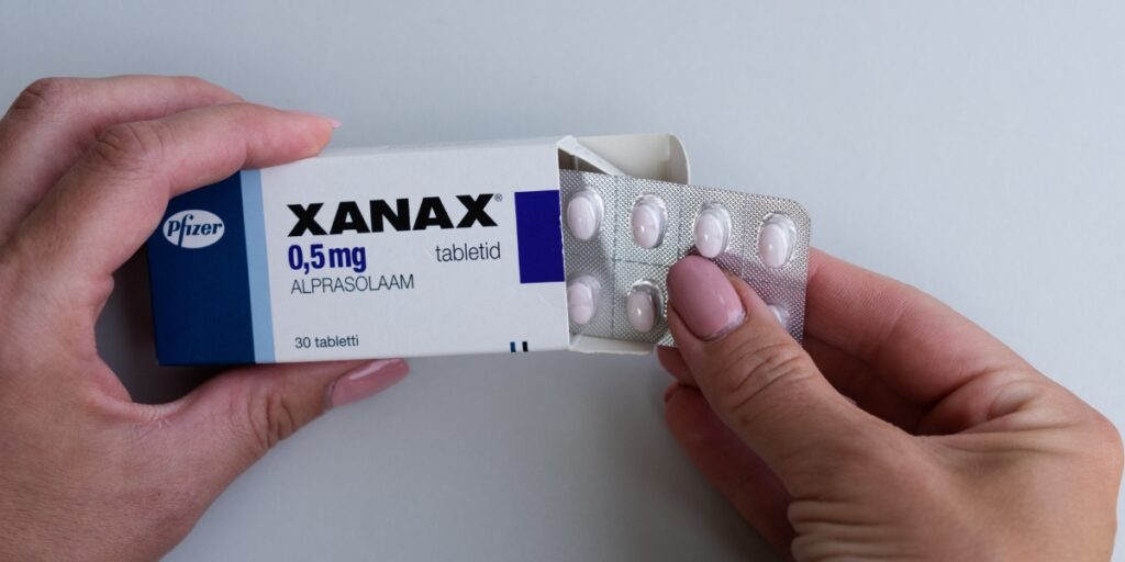 xanax grand mal seizures